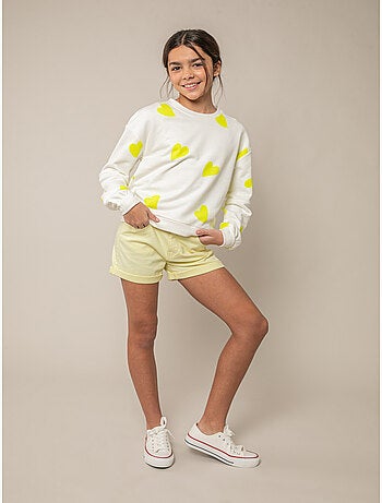 Sweat fille en coton doux 'Deeluxe'