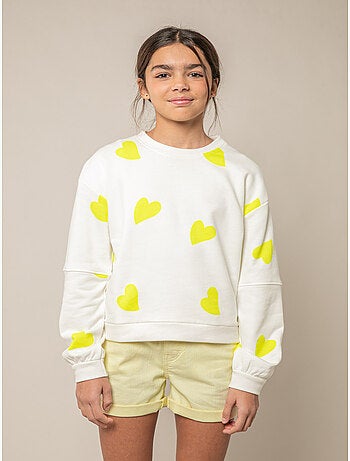 Sweat fille en coton doux 'Deeluxe'