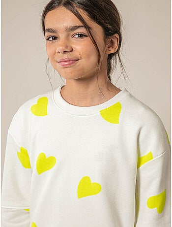 Sweat fille en coton doux 'Deeluxe'