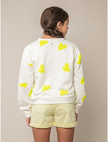 Sweat fille en coton doux 'Deeluxe'