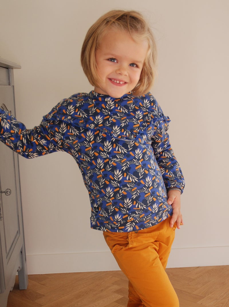 SWEAT FILLE FIGEN Bleu - Kiabi