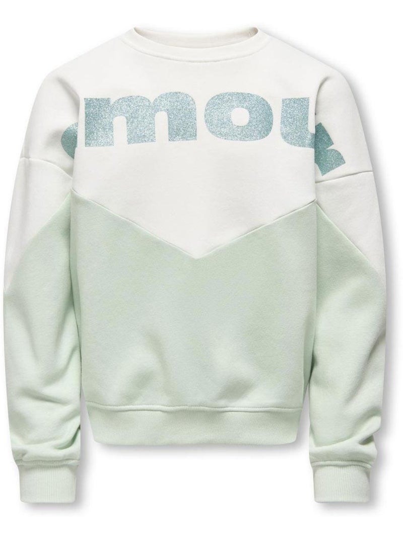 Sweat Fille Kids ONLY Blanc - Kiabi