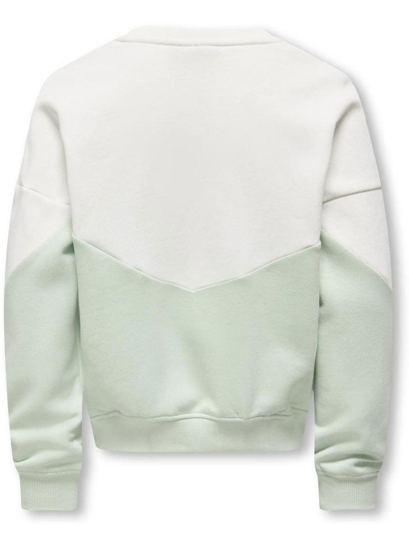 Sweat Fille Kids ONLY Blanc - Kiabi