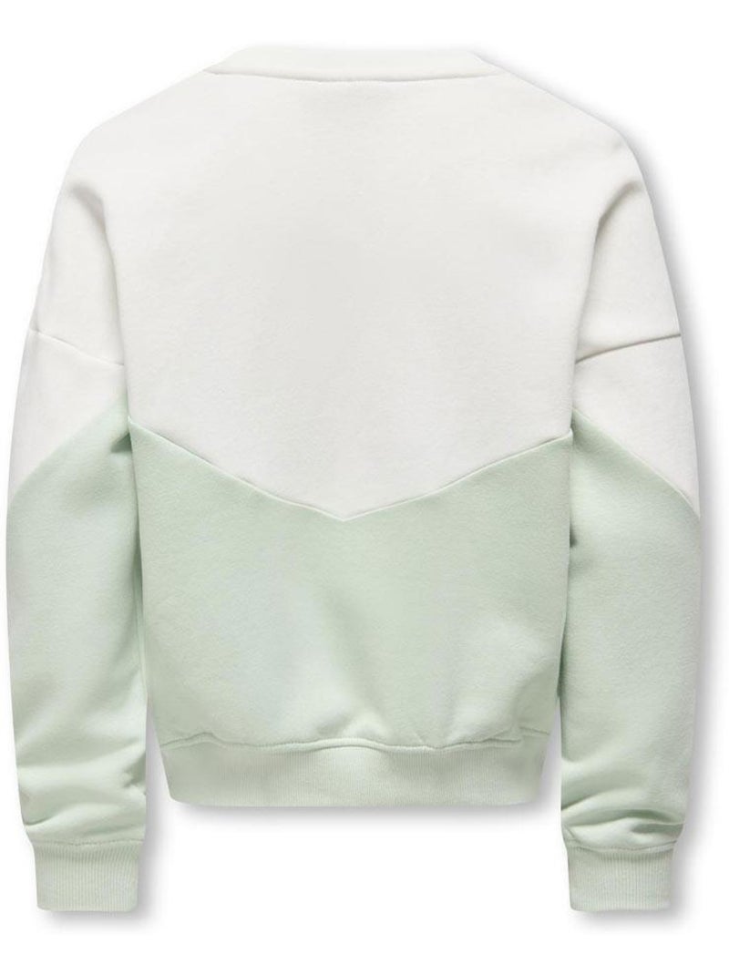 Sweat Fille Kids ONLY Blanc - Kiabi