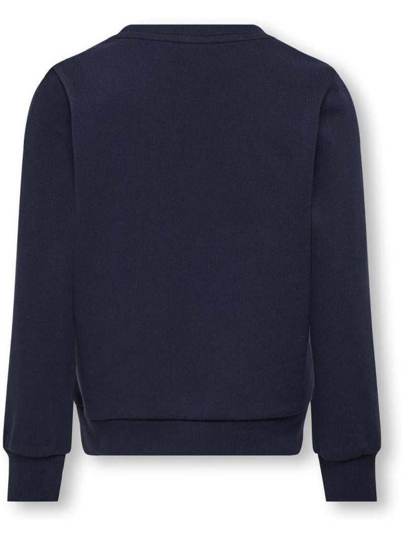 Sweat Fille Kids ONLY Bleu marine - Kiabi