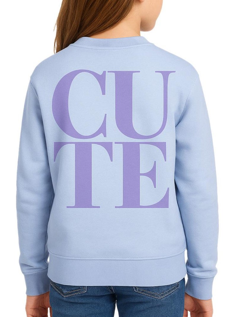 Sweat fille kids only Bleu - Kiabi