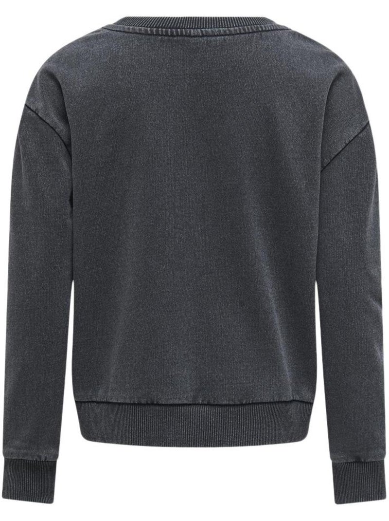 Sweat Fille Kids ONLY Gris Argenté - Kiabi
