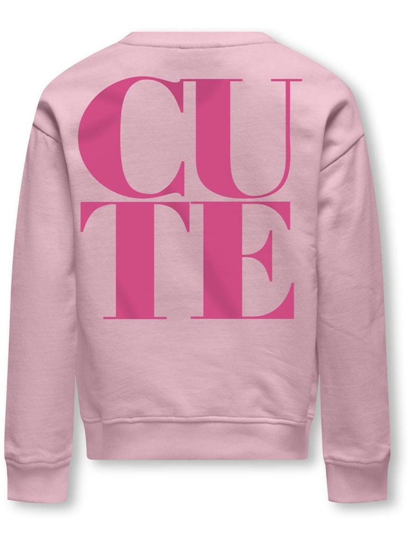 Sweat Fille Kids Only Rose - Kiabi