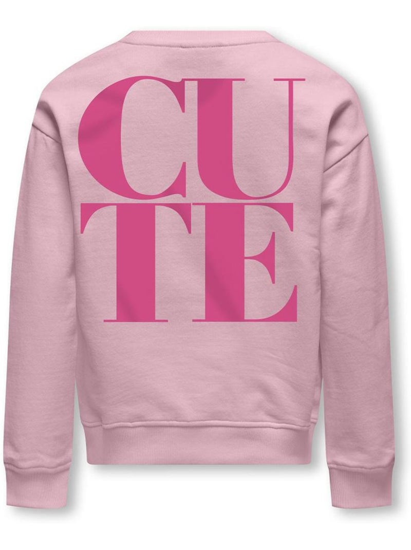 Sweat fille kids only Rose - Kiabi