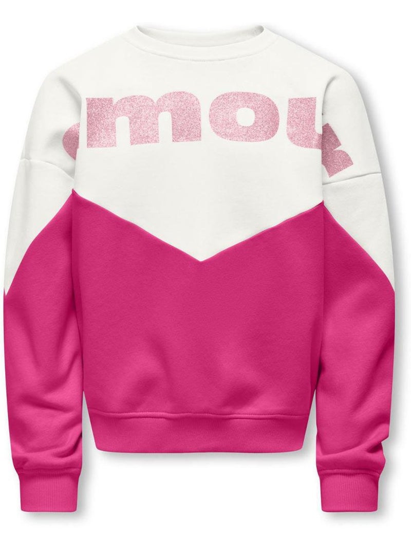 Sweat Fille Kids ONLY Rose - Kiabi