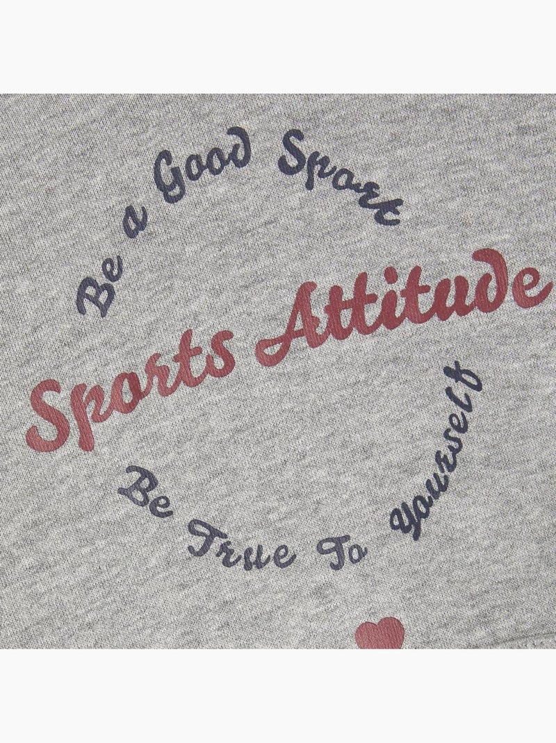 Sweat Fille Name It Gris Argenté - Kiabi