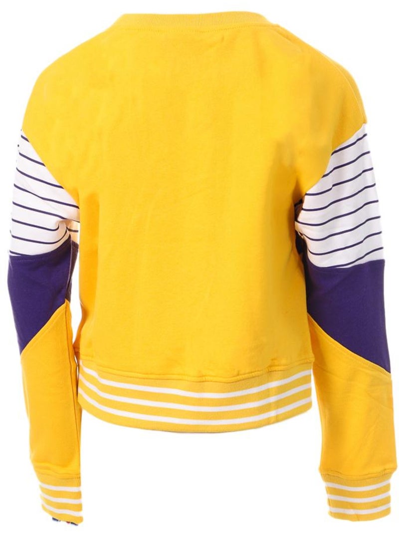 Sweat Fille NBA Jaune - Kiabi