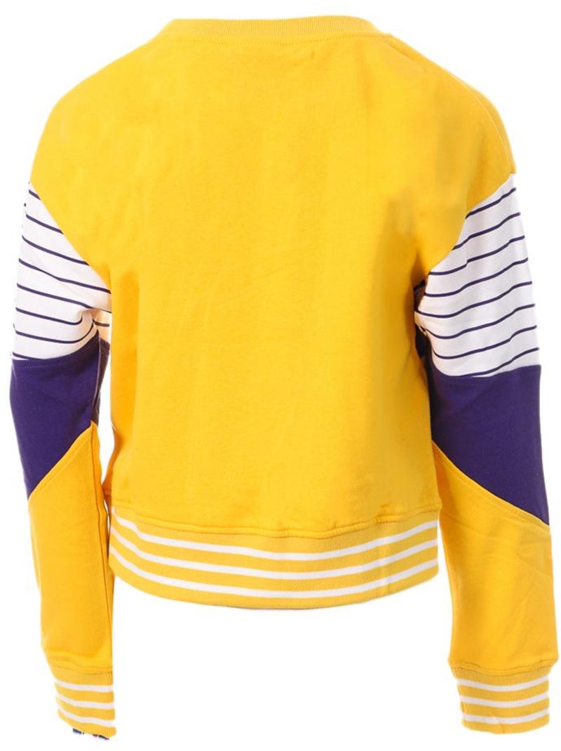 Sweat Fille NBA Jaune - Kiabi