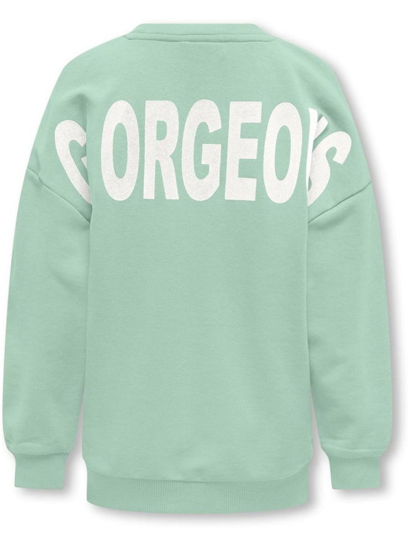 Sweat Fille ONLY Vert - Kiabi