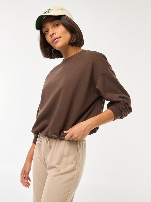 Sweat fit boule - Kiabi