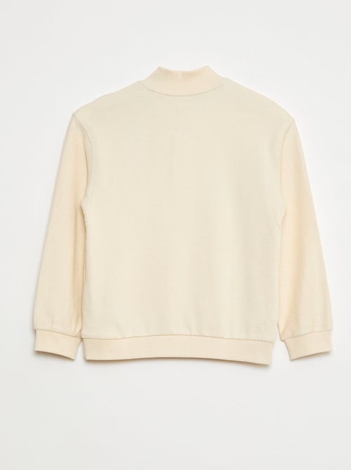 Sweat forme loose col camionneur - Kiabi