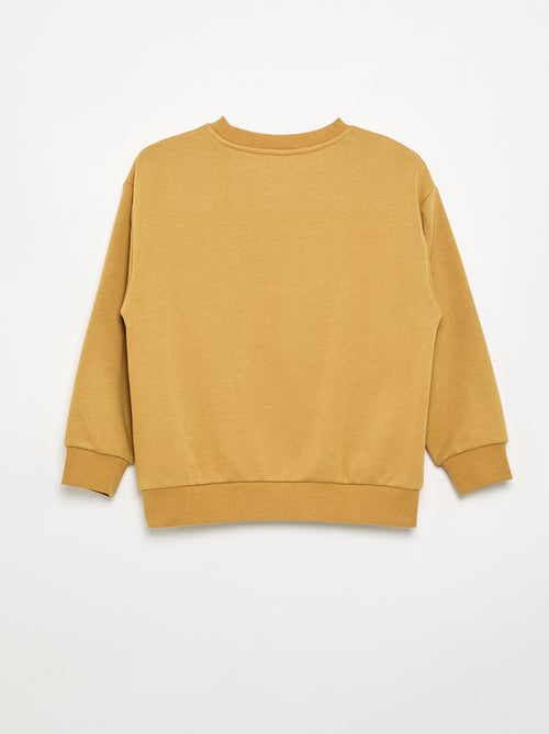 Sweat forme loose en molleton - Kiabi Sweat forme loose en molleton - Kiabi