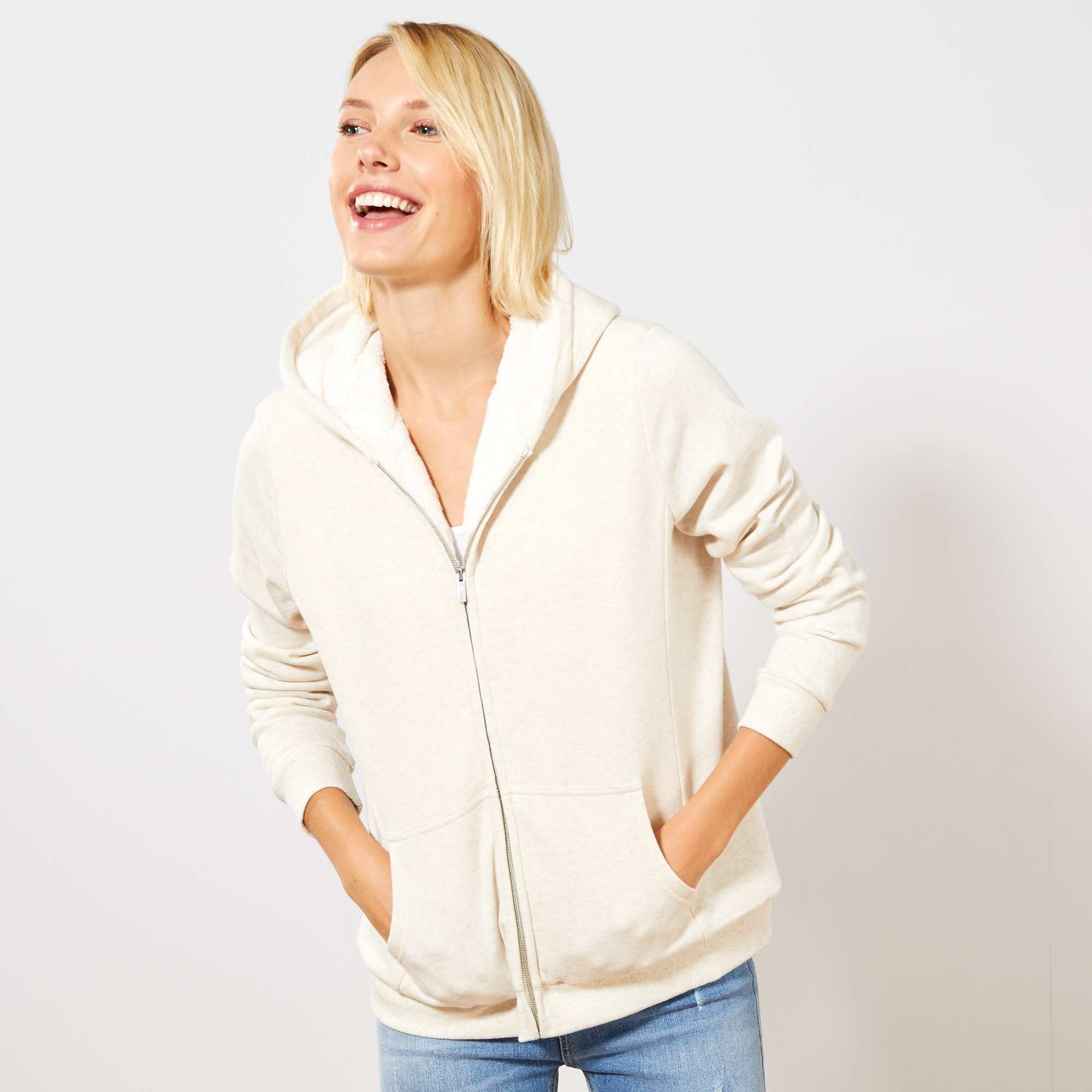 Kiabi Sweat FourrÃ© Femme Sweat ZippÃ© Homme FourrÃ© Pull