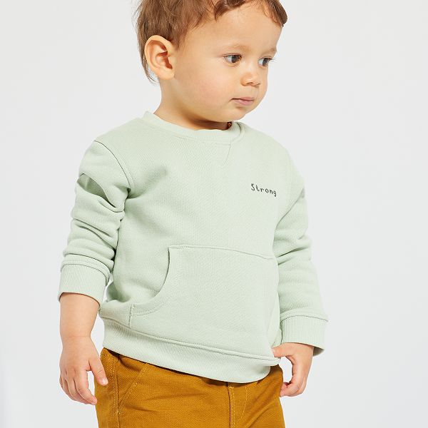 Sweat French Terry Bebe Garcon Vert D Eau Kiabi 8 00 Sweat French Terry Bebe Garcon Vert D Eau Kiabi 8 00