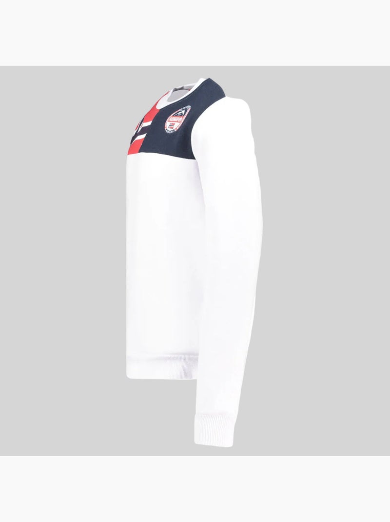 Sweat g-round – geographical norway Blanc - Kiabi