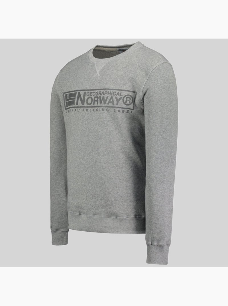 Sweat gantoine – geographical norway Gris clair - Kiabi