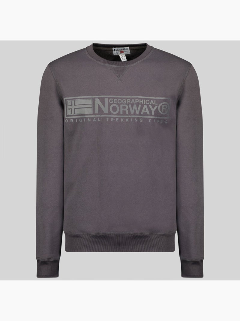 Sweat gantoine – geographical norway Gris foncé - Kiabi