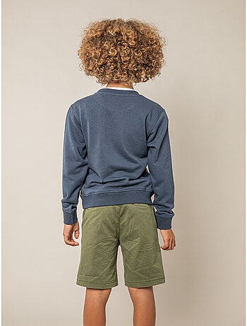 Sweat garçon en coton doux 'Deeluxe'