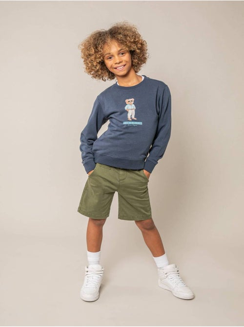 Sweat garçon en coton doux 'Deeluxe' - Kiabi