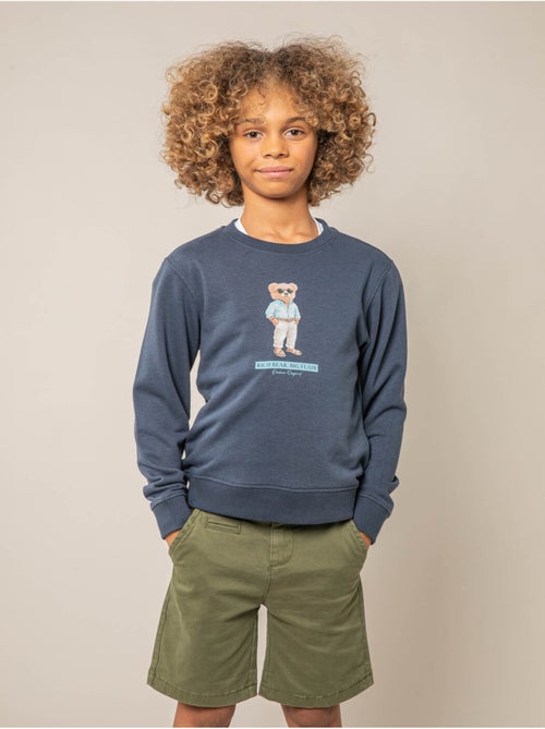 Sweat garçon en coton doux 'Deeluxe' - Kiabi