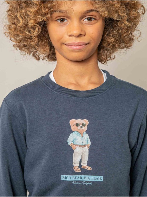 Sweat garçon en coton doux 'Deeluxe' - Kiabi