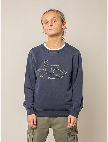 Sweat garçon en coton doux 'Deeluxe'