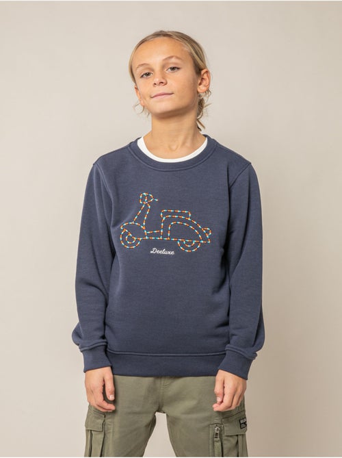 Sweat garçon en coton doux 'Deeluxe' - Kiabi