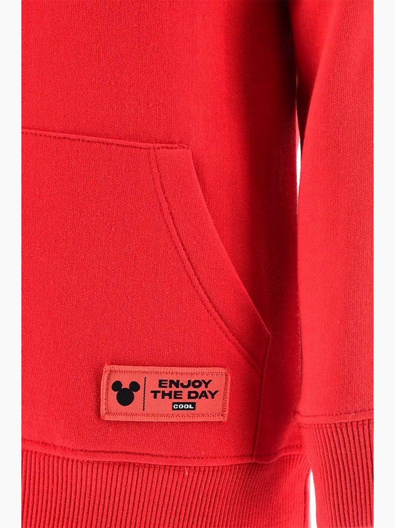 Sweat   garçon mickey - licence officielle Rouge - Kiabi