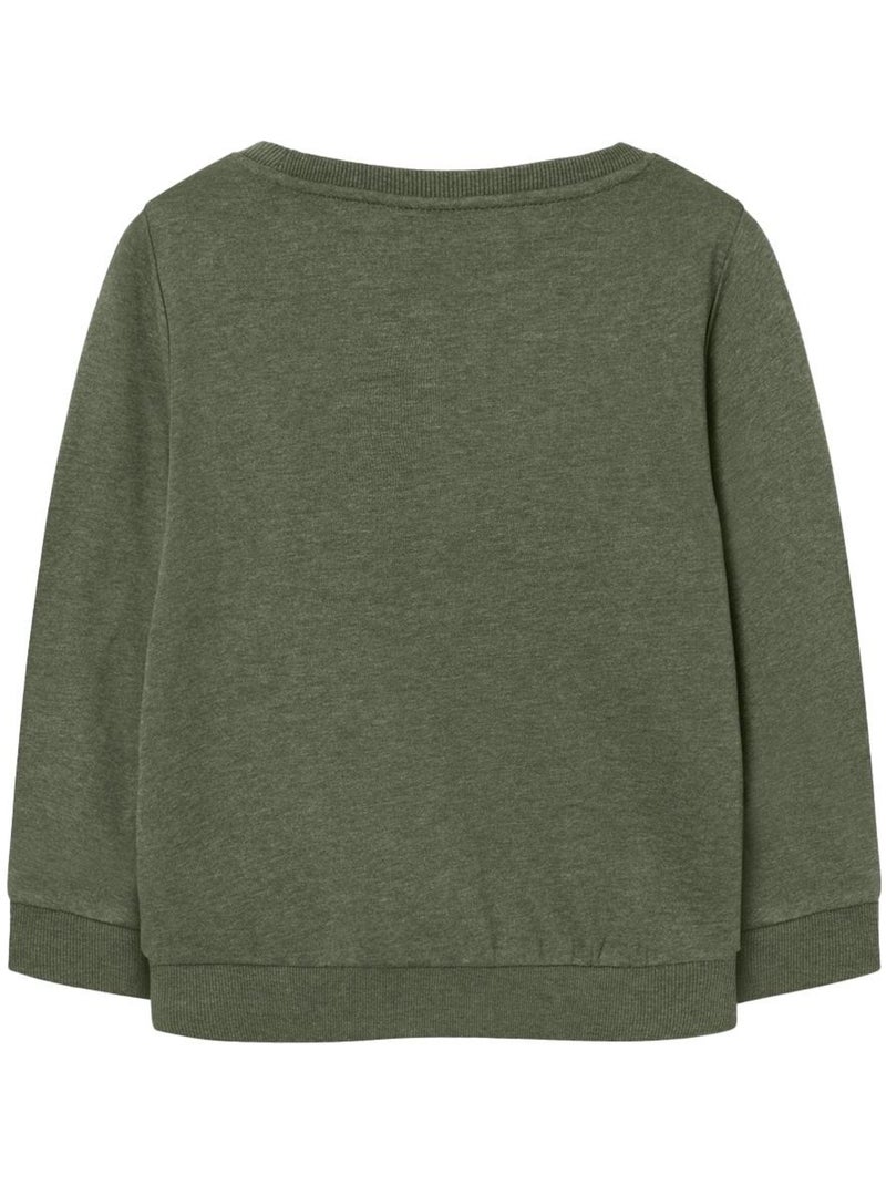 Sweat Garçon Name it Vert kaki clair - Kiabi