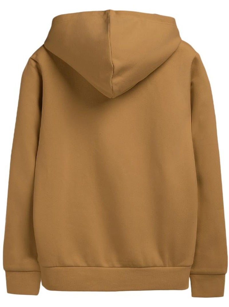 Sweat Garçon Teddy Smith Marron cappuccino - Kiabi