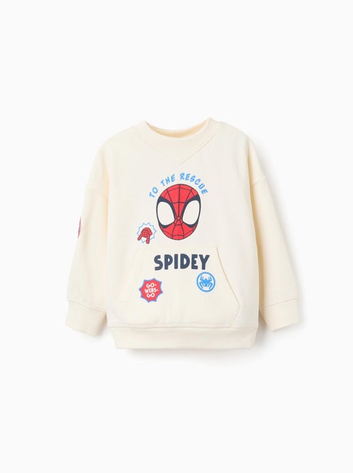 Sweat Gratté avec Poches Kangourou Spider-Man - Kiabi