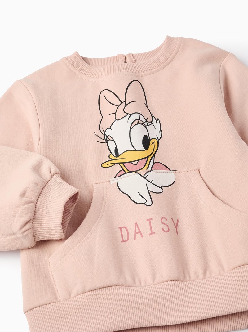 Sweat Gratté Princesses Rose clair - Kiabi