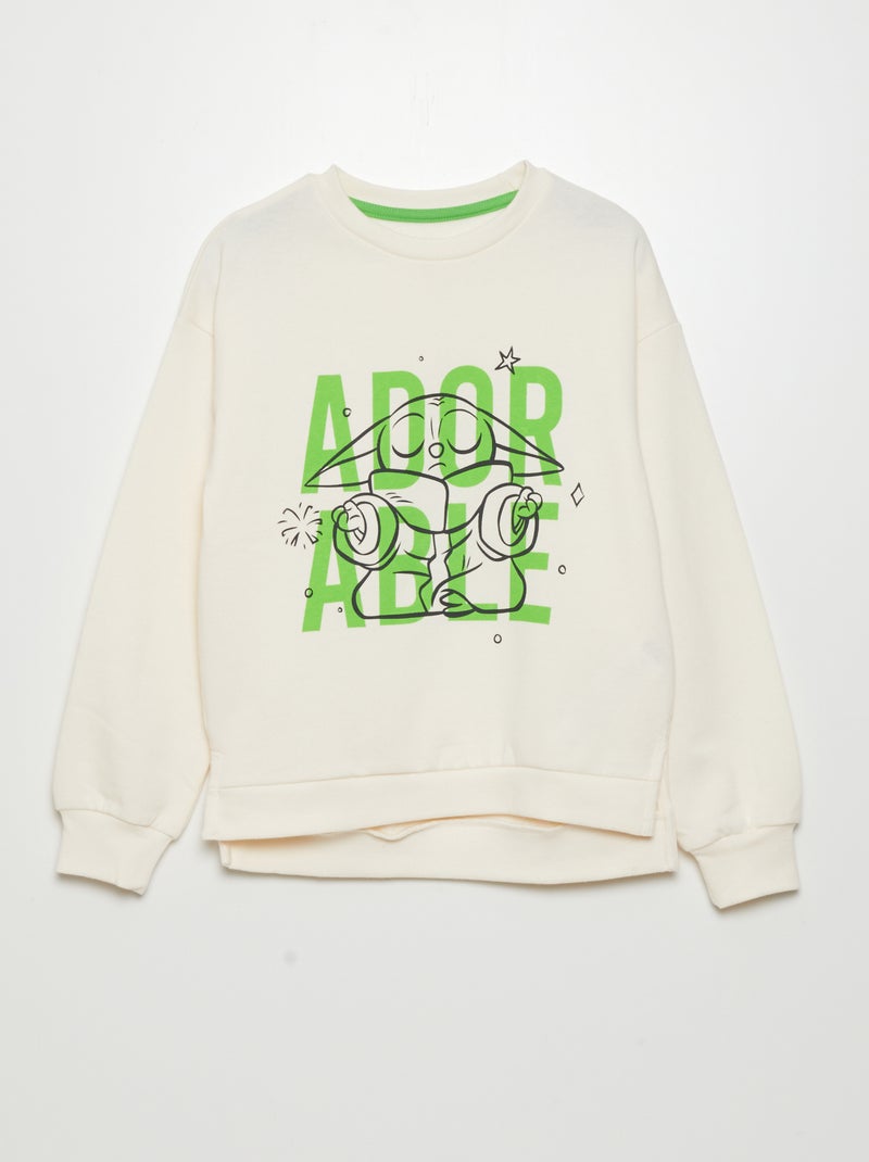 Sweat 'Grogu' 'Disney' Blanc - Kiabi