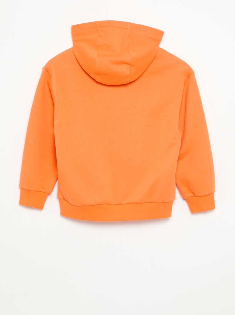 Sweat 'Halloween' à manches longues Orange - Kiabi