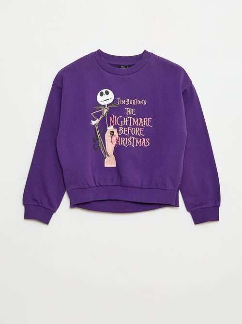 Sweat halloween 'Disney' 'Monsieur Jack' en coton - Kiabi
