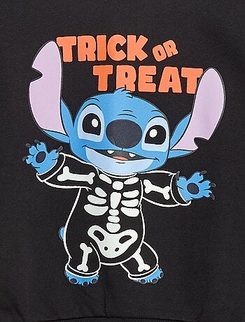 Sweat halloween 'Disney' 'Stitch' en coton