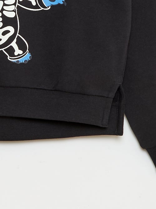 Sweat halloween 'Disney' 'Stitch' en coton - Kiabi