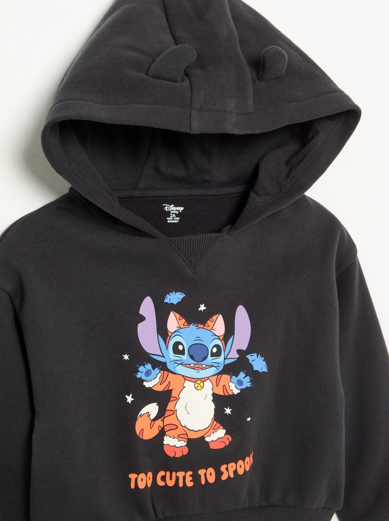 Sweat 'Halloween' 'Disney' 'Stitch' en polaire Gris foncé/anthracite - Kiabi