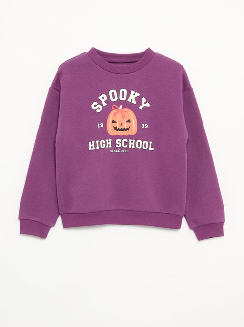 Sweat 'Halloween' en polaire - Kiabi