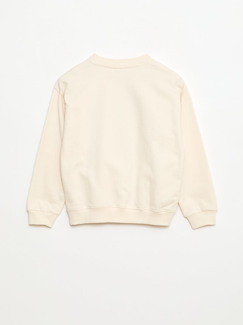 Sweat 'Harry Potter' en molleton gratté doux et chaud Blanc - Kiabi