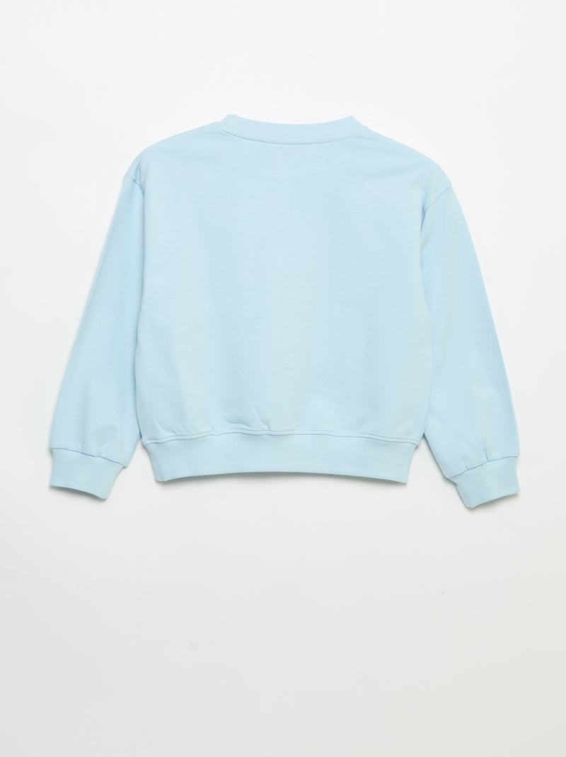 Sweat 'Hello Kitty' à manches longues Bleu - Kiabi