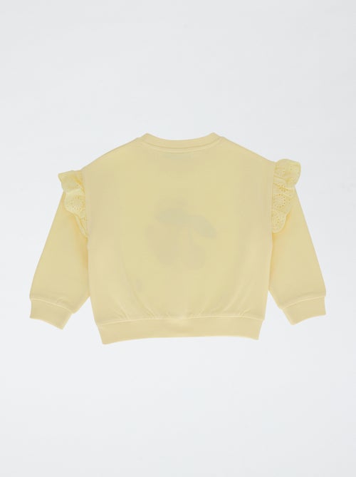 Sweat 'Hello kitty' en coton uni - Kiabi
