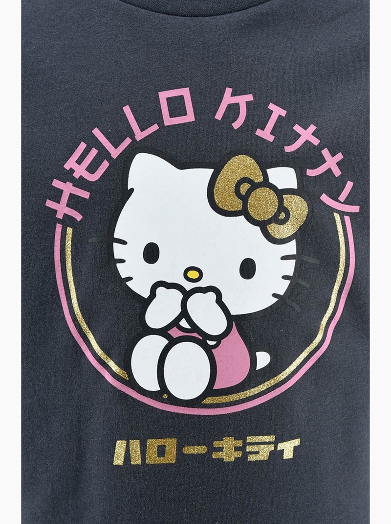 Sweat Hello Kitty   | Licence Officielle Gris - Kiabi