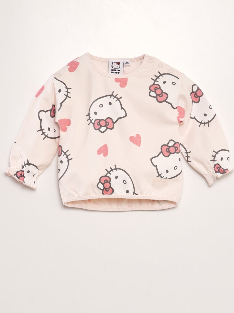 Sweat 'Hello Kitty' Rose - Kiabi