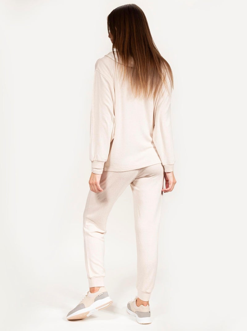 Sweat homewear femme Isotoner Beige - Kiabi